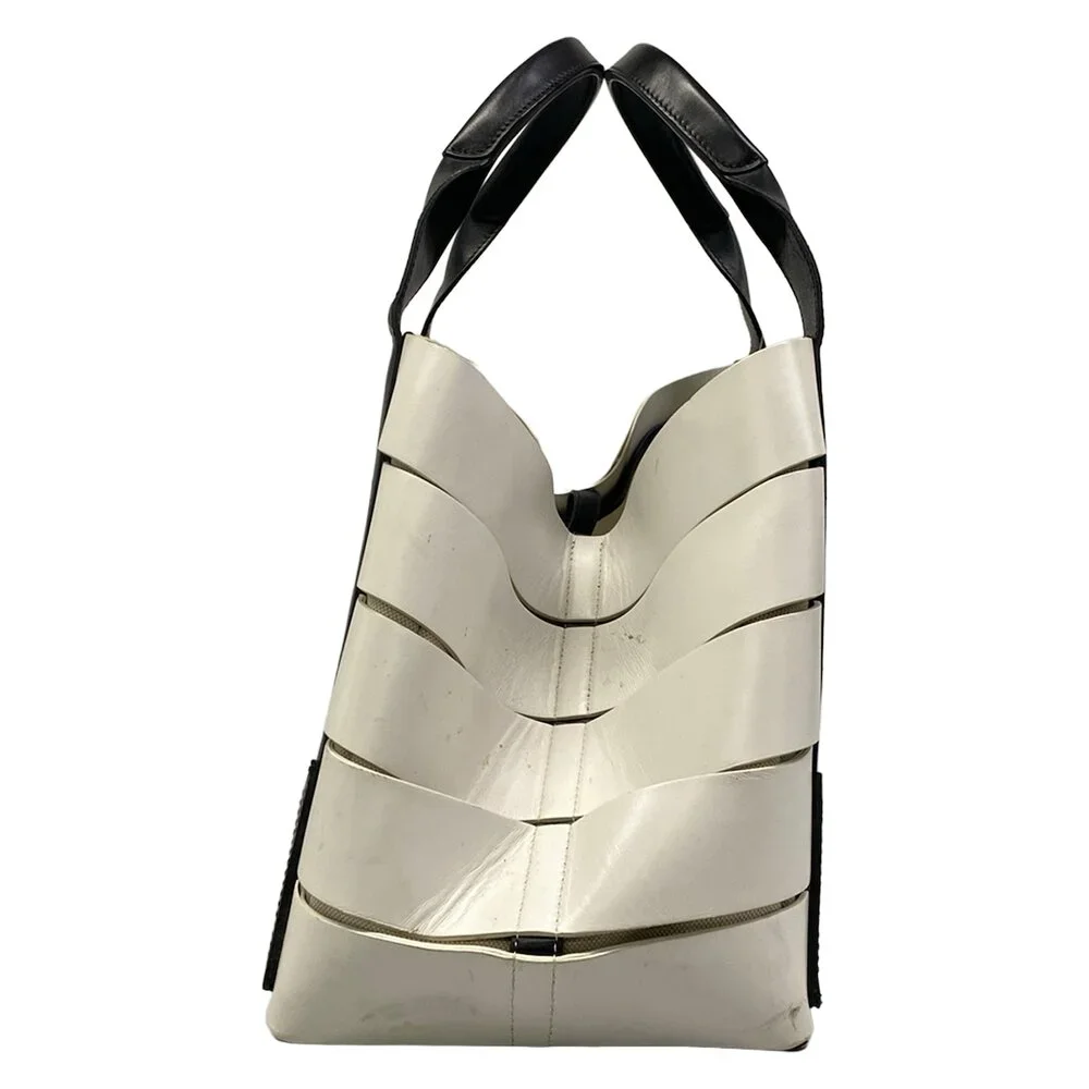 Balenciaga Marine Tote Bag Tote Bag 380690 Black White